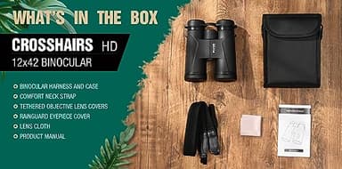 Binoculars for Adults, 12x42 Waterproof and Durable Binoculars with Multi-Coated Optics and Protective Rubber Armor, Lightweight Binocular for Bird Watching, Travel, Outdoor Sports, Hunting - Image 6