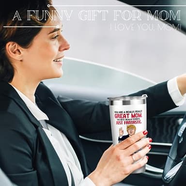 UMACVN Gifts for Mom from Daughter Son - Christmas Gifts for Mom Wife - Birthday, Christmas, Valentines Day Gift for Moms - Gift for Mama, Moms, Mother - 20 Oz Stainless Steel White Tumbler - Image 7