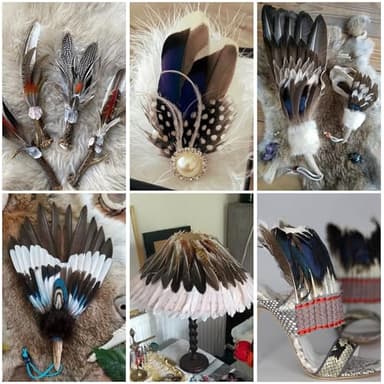 FeelfunFeather Pheasant Feathers -50pcs 5 Style Natural Mixed Decorative Spotted Feathers for DIY Crafts Wedding Home Party Decoration - Image 6