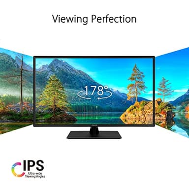 ASUS 31.5” 1080P Monitor (VA329HE) - Full HD, IPS, 75Hz, Adaptive-Sync, Eye Care, Low Blue Light, Flicker Free, HDMI, VGA, Wall Mountable, Tilt Adjustable,Black - Image 2