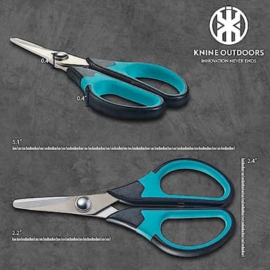 KNINE OUTDOORS 6PCS Fishing Tool Kit, Fishing Pliers, Fish Fillet Knife, Fishing Gripper, Fishing Scissors for Braided line, Fishing Gear and Equipment, Fishing Gifts for Men - Image 4