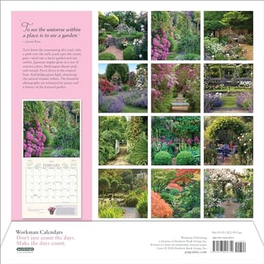 Secret Garden Wall Calendar 2025 - Image 2