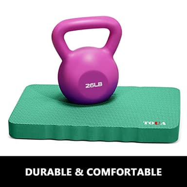 Kneeling Pad Thick Extra Large High Density Foam Comfort for Work Gardening Yoga Exercise Garden Knee 2 Pack Green - Image 5