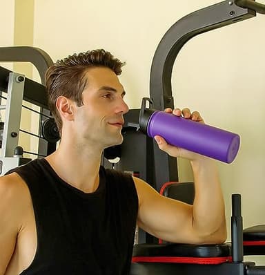 mininoo 24 oz Insulated Water Bottle with Straw Lid, Stainless Steel Double Wall Vacuum, Leak Proof, BPA Free, Keep Cold for 24H & Hot for 12H(Pacific Dream) - Image 8