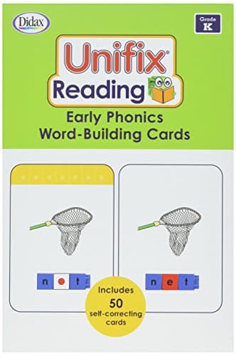 Didax Unifix Reading: Early Phonics Word-Building Cards Small - Image 1