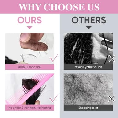 Human Braiding Hair for Boho Braids 24 Inch 2 Bundles 100g Deep Wave Bulk Human Boho Hair for Braiding 12A Virgin Curly Human Hair for Boho Knotless Braids Human Hair Bundles (Natural Color, 24 Inch) - Image 6