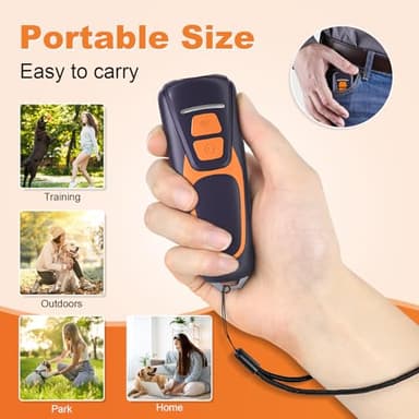 Dog Bark Deterrent Devices, Rechargeable Ultrasonic Anti Barking Device - Image 3