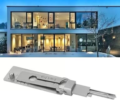 Stainless Steel Master Key Decoder Lock Pick SS001 Pro, Stainless Steel Master Key Decoder, Antique Jewelry Making Charms Decorative Key Craft Keys Jewelry Charm for Necklace(1pcs) - Image 3