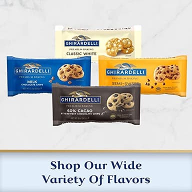 GHIRARDELLI Classic White Vanilla Flavored Premium Baking Chips, 11 OZ Bag (6 Bags) - Image 9