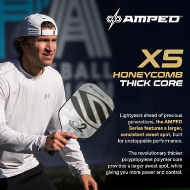 Selkirk Amped Pickleball Paddle | Fiberglass Pickleball Paddle with a Polypropylene X5 Core | Pickleball Rackets Made in The USA | S2 Lightweight Regal - Image 3