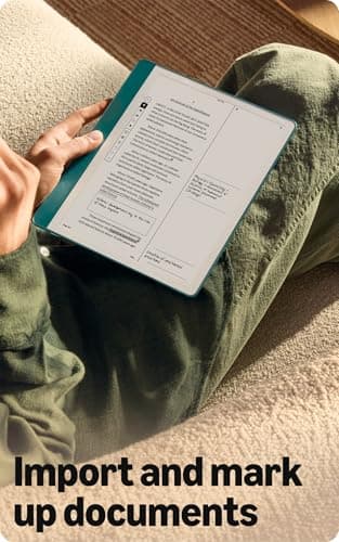 Amazon Kindle Scribe (64GB) - Your notes, documents and books, all in one place. With built-in AI notebook summarization. Includes Premium Pen - Metallic Jade - Image 5