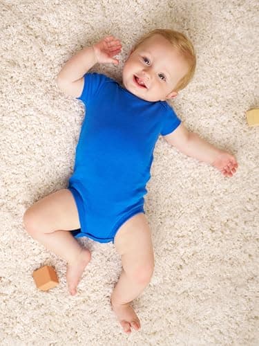 Simple Joys by Carter's Baby Boy's 6-Pack Short-Sleeve Bodysuit Shirt, solid, 24 Months - Image 8