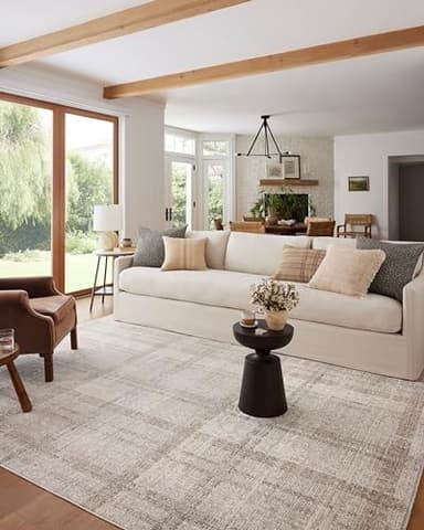 Loloi Angela Rose Ember Collection EMB-04 Ivory/Multi 9'-6" x 13'-1" Area Rug - Image 1