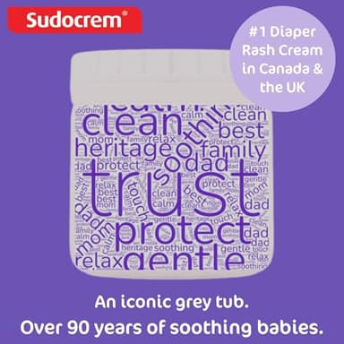 Sudocrem Diaper Rash Cream for Baby's Skin, Triple Action Diaper Rash Paste that Soothes, Treats and Protects, 15.29% Zinc Oxide Cream - 4.4oz (125g) - Image 4