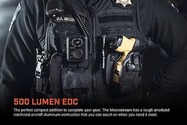 Streamlight 66320 MacroStream USB 500-Lumen 2000-Candela Rechargeable EDC Compact LED Flashlight with USB Cable, Black - Image 7