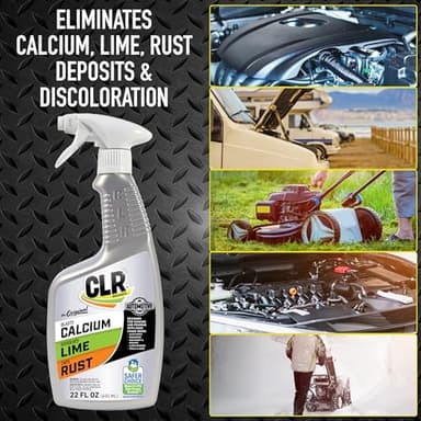 CLR Brands Automotive Calcium, Lime & Rust Remover Spray, 22 oz., Cleaning Spray for Multiple Surfaces, EPA Safer Choice Certified, Ammonia, Phosphate and Bleach Free Cleaner - Image 2