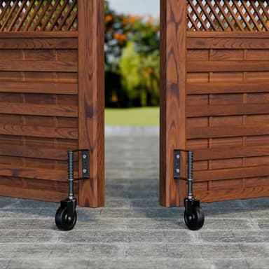 DURIGID 4” Spring Loaded Gate Caster Heavy Duty Gate Wheels for Wooden, Vinyl and Metal Gates, Gate Wheel with 360° Swivel, Ideal for Outdoor Fence Gates, 200 Lbs Capacity, 2 Pcs, Black - Image 7