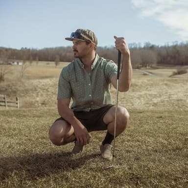 Dubinik® Mens Short Sleeve Button Down Shirts 100% Cotton Plaid Men's Casual Button-Down Shirts with Pocket - Image 3