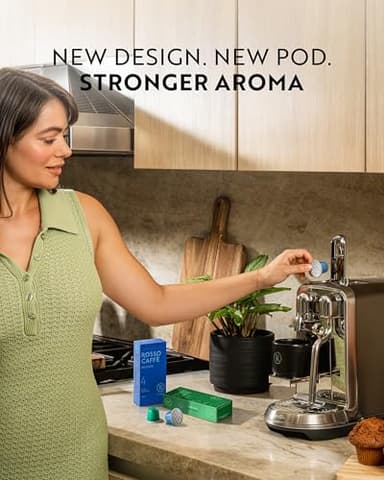 ROSSO CAFFÈ 120 Espresso Coffee Pods for Nespresso Original Machines, Premium Capsules, Variety Value Pack 6 Flavors, Rich Breakfast to Intense Roasts - Image 3