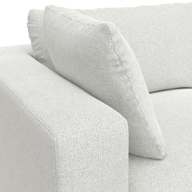 SIMPLIHOME Jasmine Corner Sectional Modular Sofa in Performance Fabric, Cloud Grey, 125-inches Wide, Handcrafted Contemporary-Style L-Shaped Couch for Living Room - Image 14