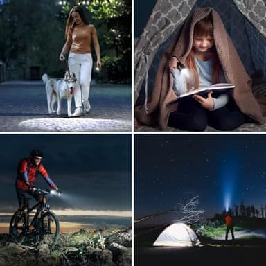 Lighting EVER LED Flashlights High Lumens, Small Flashlight, Waterproof, Adjustable Focus Flash Light for Outdoor, Emergency, Camping, AAA Batteries Included, 2 Pack - Image 8