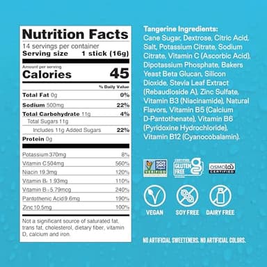 Liquid I.V.® Hydration Multiplier +Immune Support - Tangerine | Electrolyte Powder Drink Mix | 1 Pack (14 Servings) - Image 2