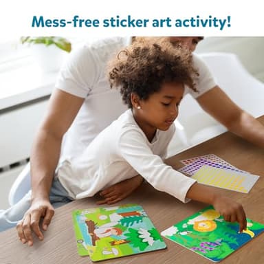 Skillmatics Dot It Sticker Art - Animals, Mess-Free Fun for Kids, 500+ Stickers, Craft Kits, DIY Scrapbooking Activity, Travel Toys, Gifts for Boys & Girls Ages 3, 4, 5, 6, 7 - Image 3