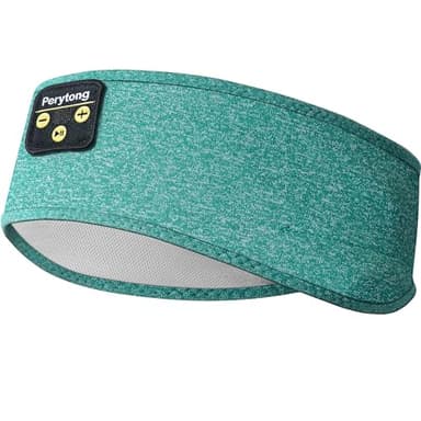 Perytong Sleep Headphones, Bluetooth Sports Headband Headphones with Ultra-Thin HD Stereo Speakers Perfect for Sleeping,Workout,Jogging,Yoga,Insomnia, Air Travel, Meditation - Image 1