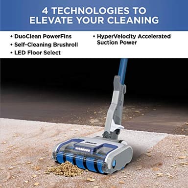 Shark | Corded Stick Vacuum Cleaner | Vertex Ultralight | Removable Handheld Vacuum | Pet Hair Vacuum for Carpet and Hard Floor | Powerful Suction | No Hair Wrap | 3 Attachments Included | HZ2002 - Image 10