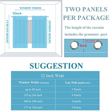 Estelar Textiler Thermal Insulated Blackout Curtains for Bedroom, Ombre Black and Greyish White Blackout Drapes for Living Room, Gradient Full Light Blocking Energy Saving Curtains, 52Wx96L, 2 Panels - Image 9