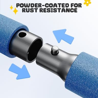 Trekassy 700lb 40 Inch Saucer Tree Swing for Kids Adults Outdoor 900D Oxford Waterproof with 2pcs Tree Hanging Straps, Steel Frame and Adjustable Ropes Blue - Image 3