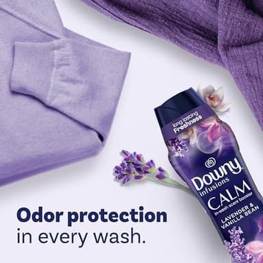 Downy Infusions In-Wash Laundry Scent Booster Beads, CALM, Soothing Lavender and Vanilla Bean Scent, 30.1 oz - Image 7