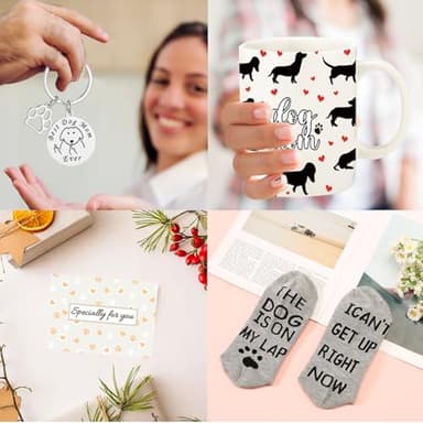 Ywduoying Dog Mom Gifts for Women - Funny for Dog Lover, Mom, Sister - Birthday Coffee Mug With Socks - Image 4