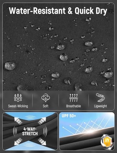 baleaf Women's Hiking Pants Quick Dry Water Resistant Lightweight Joggers Pant for All Seasons Elastic Waist Black Size S - Image 4