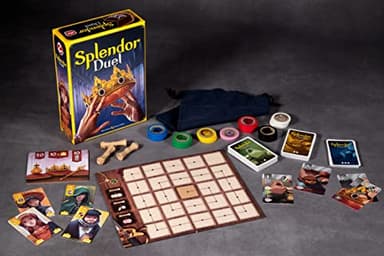 Splendor Duel Board Game - Two-Player Strategy Game for Intense Gem Collecting Battles - Fun Family Game for Kids and Adults, Ages 10+, 2 Players, 30 Minute Playtime, Made by Space Cowboys - Image 5