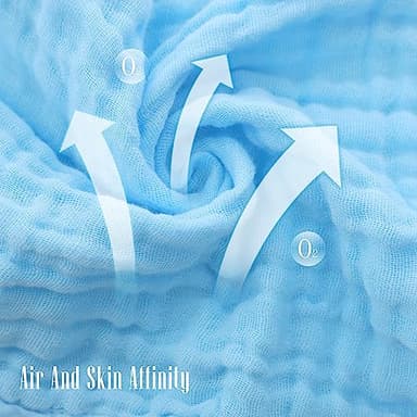 Cute Castle 12 Pack Muslin Burp Cloths for Baby - Ultra-Soft 100% Cotton Baby Washcloths - Large 20'' by 10'' Super Absorbent Milk Spit Up Rags - Burpy Cloths for Unisex, Boy, Girl - Multicolor - Image 7