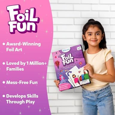 Skillmatics Foil Fun - Unicorns & Princesses, No Mess Art for Kids, Craft Kits & Christmas Fun Supplies, DIY Creative Activity, Travel Toys, Gifts for Ages 4, 5, 6, 7, 8, 9 - Image 2