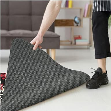 Front Door Mat Indoor Outdoor Rugs Washable Mat Heavy Duty Non Slip Rubber, Indian Geometry Soft Absorbs Water Dirt Trapping Mats for Home Garden Entryway Outside 24" x 16" - Image 4