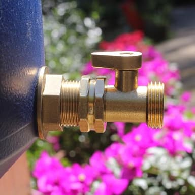SIGURANTA Garden Hose Shut Off Valve, Heavy Duty 3/4 Inch Solid Brass Garden Hose connecto Shut Off Valve Hose Ball Valve (2 Set) - Image 6