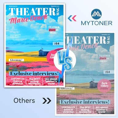 MYTONER 206A Toner Cartridges 4 Pack (with Chip) Compatible Replacement for HP 206A 206X for Color Pro MFP M283fdw M283cdw M282nw Pro M255dw M255nw M283 M255 M282 Printer W2110A W2110X High Yield - Image 8