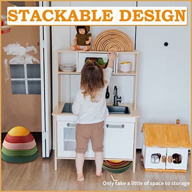 makarci Balance stepping stones for kids, non-slip toddlers sensory toys outdoor or indoor play, promoting motor skills and confidence, Obstacle Course Coordination Toys for children age 3 4 5 6 7+ - Image 5