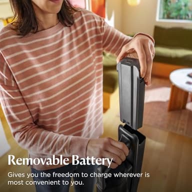 BISSELL PowerClean FurGuard 280W Self-Standing Cordless Vacuum w/Self-Cleaning Brush Roll, Strong Suction, Removeable Battery, Wall Mount, Upholstery Tool & Bright Headlights - Image 9