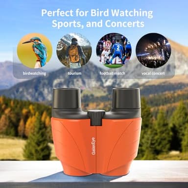 Binoculars for Adults and Kids GalaxEye 12x25 Compact Binoculars Featuring High Definition Large Field of View and Easy Focus Ideal for Hunting Bird Watching Stargazing Travel and Cruise - Image 6