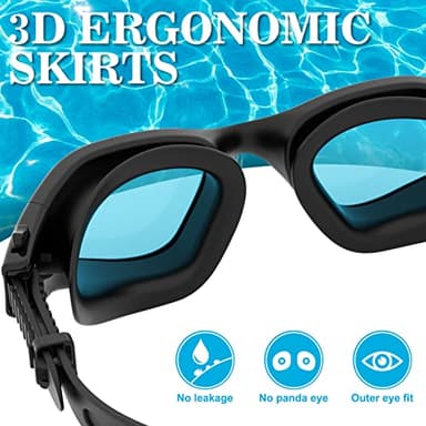 WIN.MAX Polarized Swimming Goggles Swim Pool Goggles Anti Fog Anti UV No Leakage Clear Vision for Men Women Adults Teenagers - Image 4