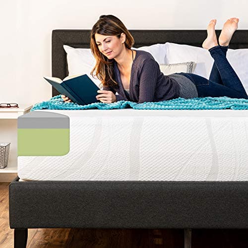 Best Choice Products 12 Inch, Green Tea Charcoal Cooling Gel Memory Foam Mattress, Fiberglass Free, 2-Layer, Breathable - Full, Medium Firm - Image 1