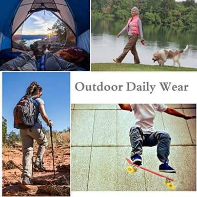 Women's Cotton Casual Military Army Cargo Combat Work Pants with 8 Pocket Brown US 12 - Image 8