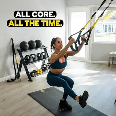 TRX All-in-ONE Suspension Training System: Full Body Workouts for Your Home Gym, Travel, and Outdoors | Includes Indoor & Outdoor Anchors, Workout Guide and Video Downloads - Image 8