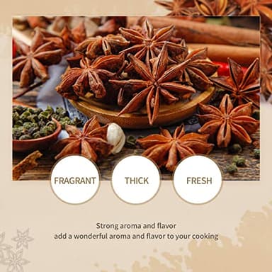 52USA Organic Star Anise, 4 Ounce (Pack of 1), NON-GMO Verified Chinese Star Anises Whole, Dried Star Anise Pods for Tea and baking - Image 8