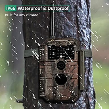 GardePro E6 Trail Camera WiFi 48MP 1296P Game Camera with No Glow Night Vision Motion Activated Waterproof for Wildlife Deer Scouting Hunting or Property Security, Camo - Image 7