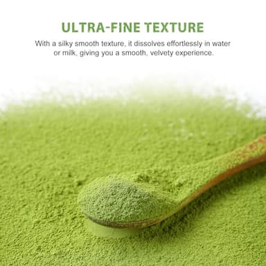 Soeos Organic Matcha Powder, Matcha Green Tea Powder, 2 oz (2 Pack), Total 4 oz, Antioxidant-Rich Japanese Matcha for Lattes, Smoothies and Baking, Recyclable Bags - Image 5